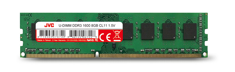 DDR3 U-DIMM 1600 8GB CL11 1.5V